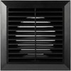 ECOPRO VENT Black 4'' Inch Ventilation Grille - Inside/Outside use