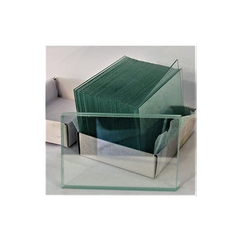 Clear Plain Glass Plate, Large Blank Microscope Slides, 50 x