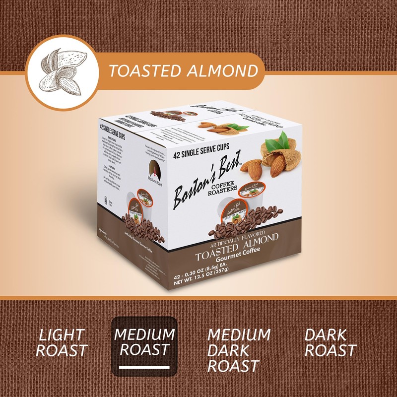 Toasted Almond Gourmet Coffee by Bostons Best for - 42