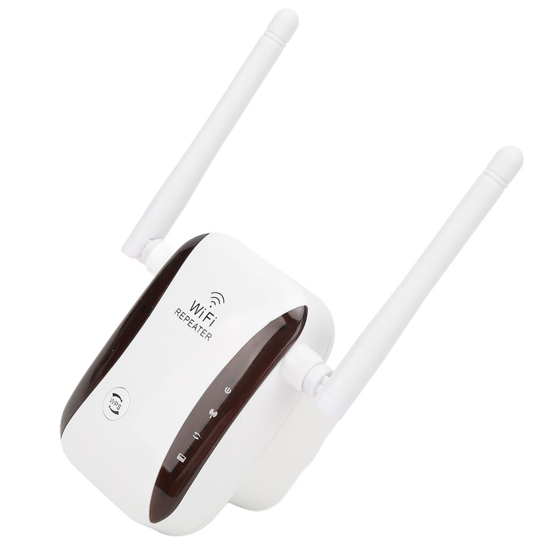 WiFi Range Extender 300mbps 2 Antennas Wireless Signal Repeater Amplifier