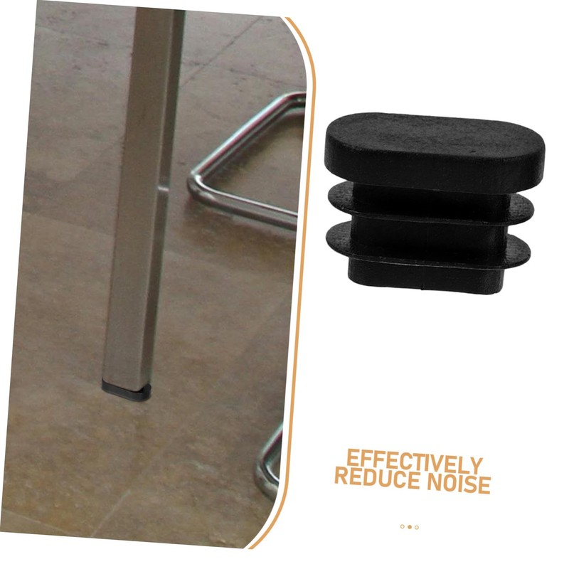 DOITOOL 40Pcs Oval Furniture Leg Caps Durable Non Slip Protectors