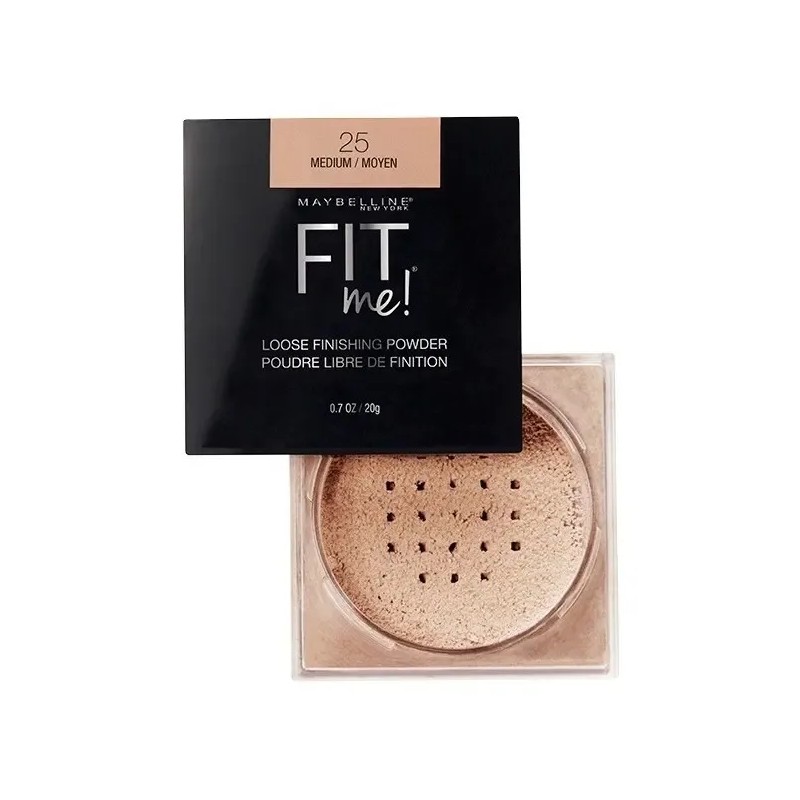 Polvo Maybelline Fit Me Loose Finishing Tono 25 Medium 20g