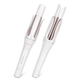 Automatic Hair Curler Rotating Curling Iron for Medium to Long Hair, White