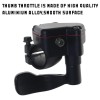 Zipelo 7/8" Thumb Throttle Kit with Cable - Aluminum for