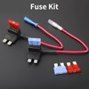 3 PCS Fuse Tap Set,Mini Micro Standard Blade Fuse Taps,