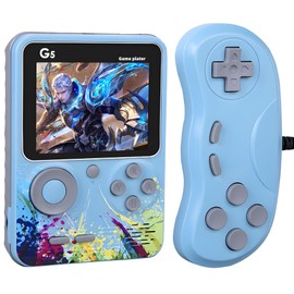 ZWYING Kids Portable Handheld Game Console with 3.0" LCD Color Screen, TV Output & 500 Built-in Classic FC Games, 2 Player Support – Retro Gaming Player Gift for Boys & Girls, Perfect Birthday Toy