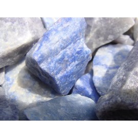 Blue Quartz Rough - Very High Quality - 1000 Carats + a FREE faceted Gemstone