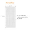 2PACK MAGZO Window Screen Replacement, 48"W x 99"L x 1/64"T,