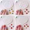 KEOKER Polymer Clay Molds - 12 Pcs Mini Floral Clay