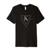 Letter K / Initial or Monogram K on Cool Geometric