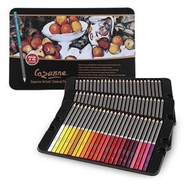 Cezanne Creative Mark Premium Colored Pencils MultiColor Set of 72 - Highly-Pigmented Drawing Pencils - Coloring Pencils for Drawing, Blending, Coloring, and More