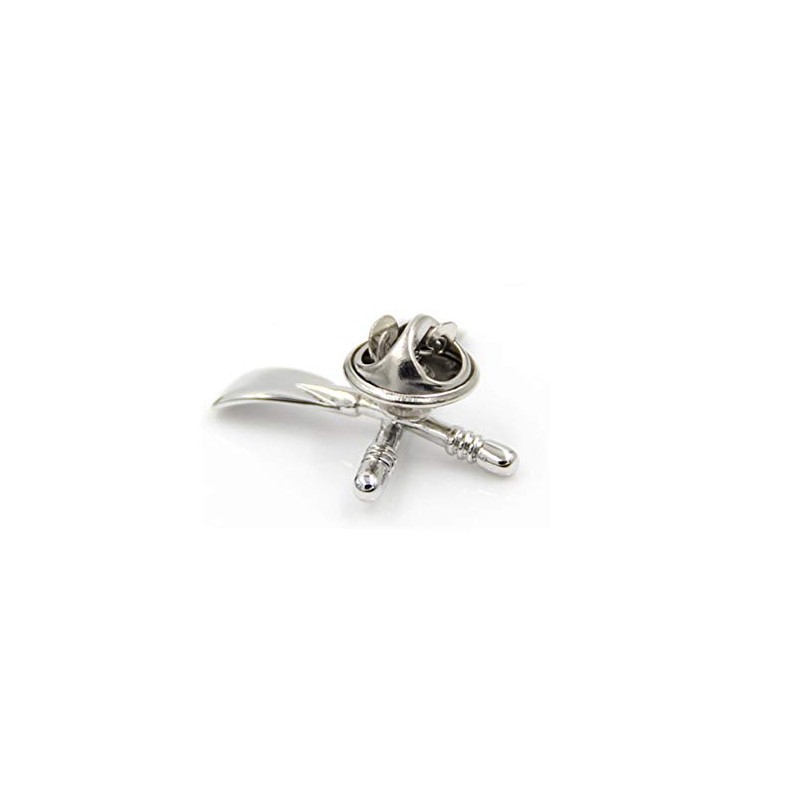 Paddles Oars Crew Rowing Brooch Lapel Pin