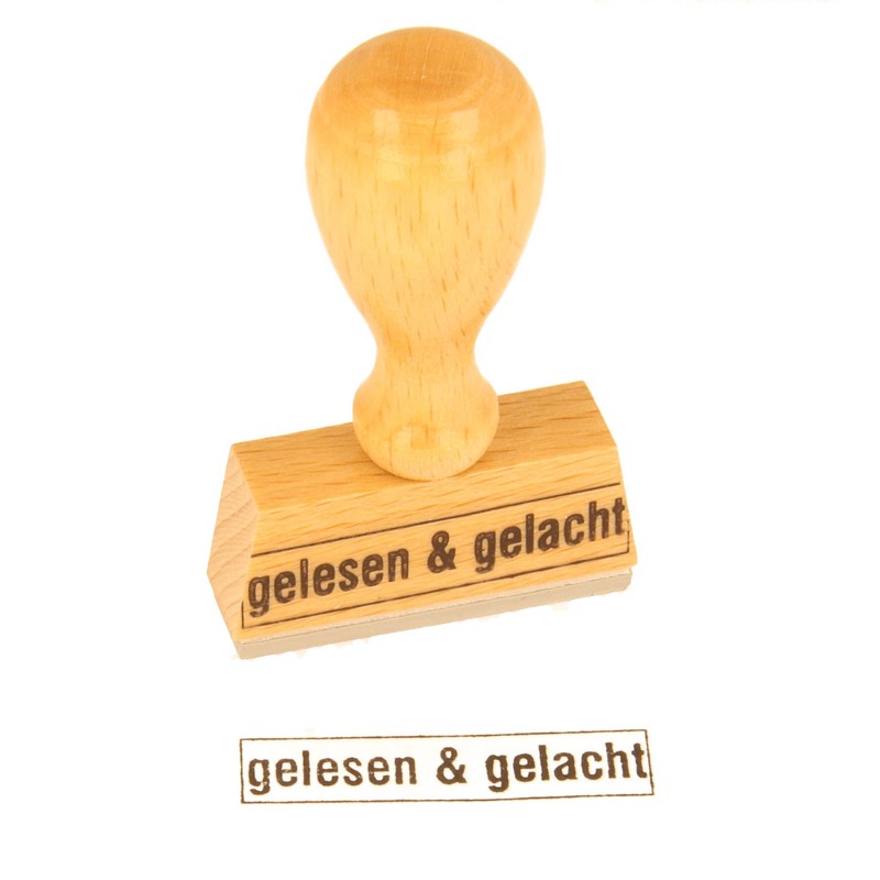 Wooden Stamp with Frame 40 x 10 mm