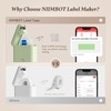 NIIMBOT Label Maker Machine D110 Label Printer Portable Wireless Connection