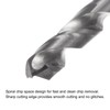 sourcing map Solid Carbide Drill Bits, 6mm C2/K20 Tungsten Carbide