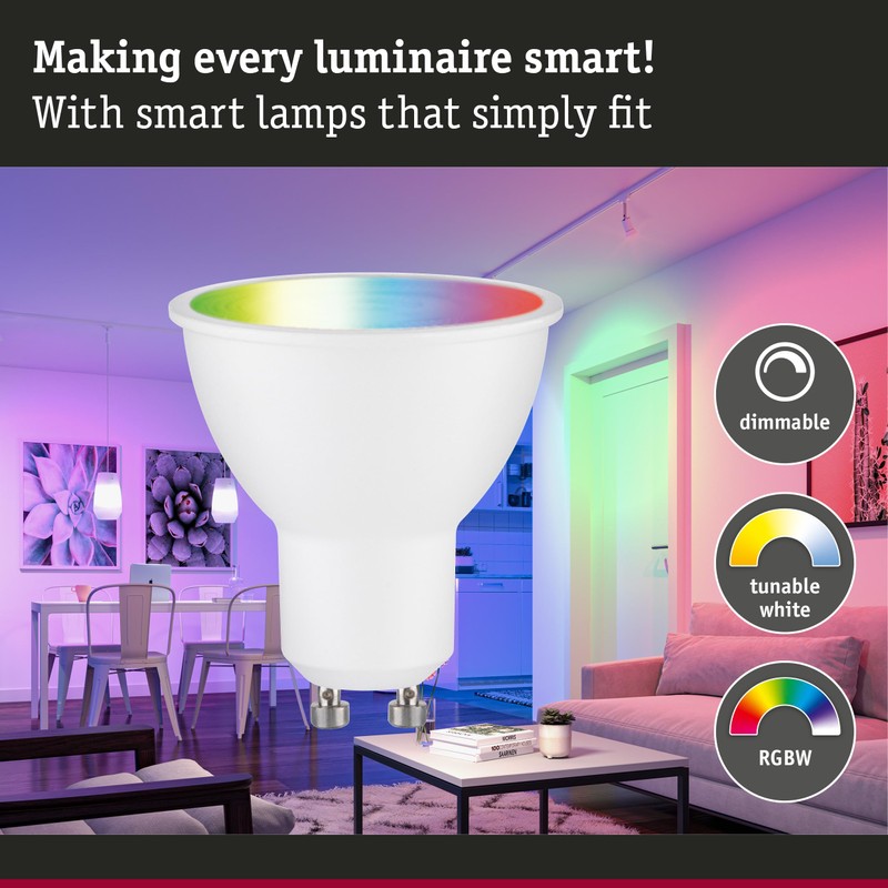 Paulmann 29147 Standard 230V Smart Home Zigbee LED Reflector GU10