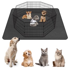 Stand By Me Washable Pee Pads for Dogs 72"×72"/36"x48",Extra Large Upgrade Non-Slip Pee Pad,Reusable Puppy Pads with Fast Absorbent for Playpen Crate,Whelping,Training (36"×48"(2pack), Grey)