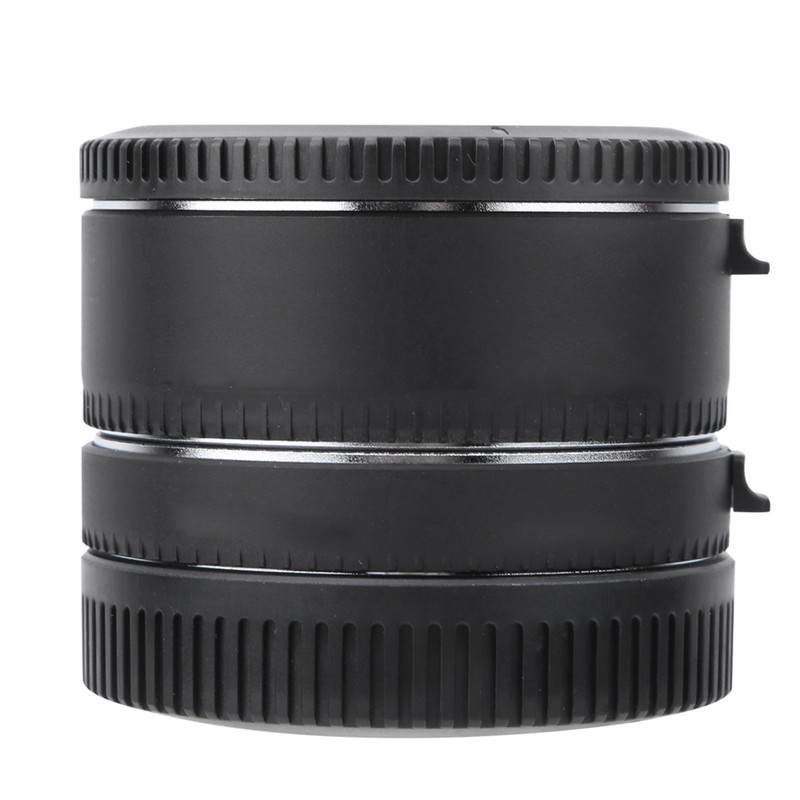 DGEOSR Alloy Black Auto Focusing Macro Extension Tube Adapter Ring