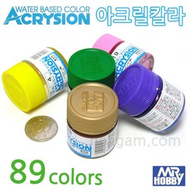 Gunze New Acrylic Color Acrysion Water-based Paint / 군제 new 아크릴 칼라 아크리존 Acrysion 수성 도료