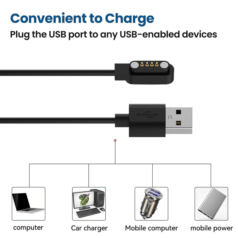 2-Pack Chargers Compatible with PLAUD Note Charger, 2FT Replacement 4