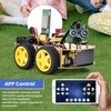 KEYETSUDIO 4WD Smart Coding Robot Car Kit for Arduino, Arduino