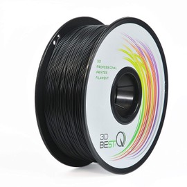 3D BEST Q 3D BEST-Q PCTG Black 1.75MM 3D Printer Filament, N.W. 1KG, Higher Hardness Than PetgWithstand 100C (Black)