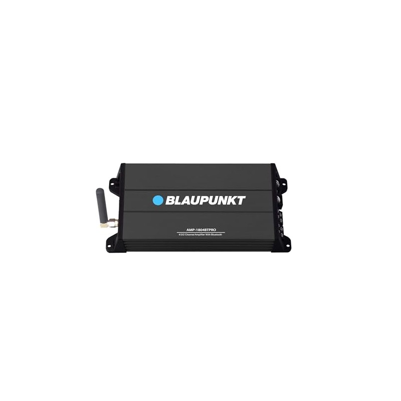 Blaupunkt AMP-1804BTPRO 1600W 4-Channel Amplifier with Bluetooth - 2 Ohm