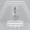 Mouse Techzone Inalámbrico Click Silencioso 1600 Dpi Gris Gris