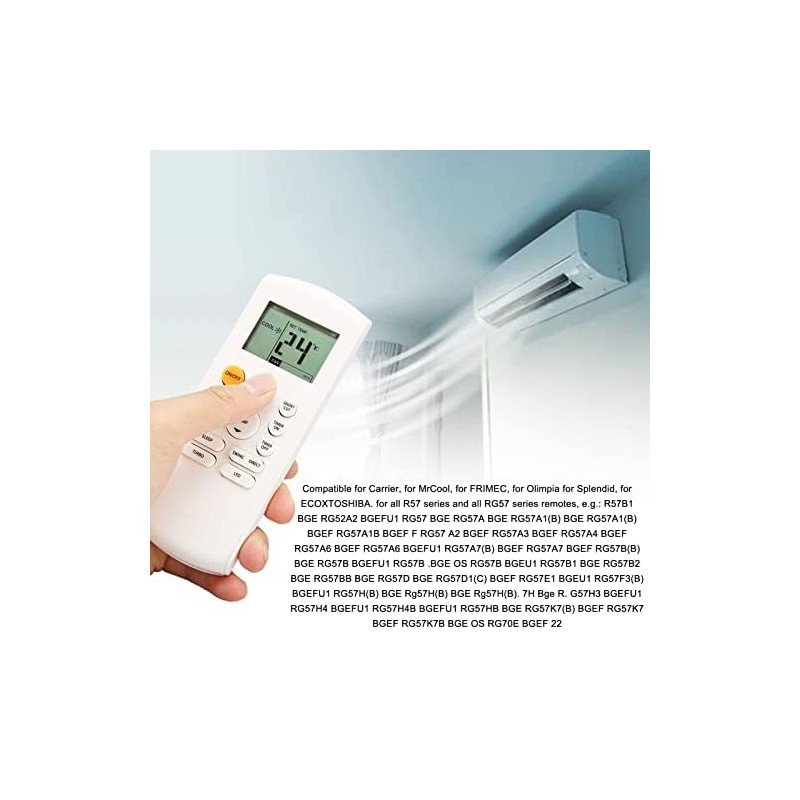 Remote Control Replacement Air Conditioner Remote Control,Universal Air Conditioner Remote