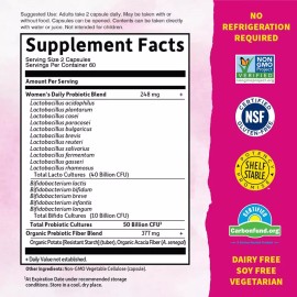 120pcs Probiotics 50 Billion - Prebiotic - Digestive Immune Health, Gut Health