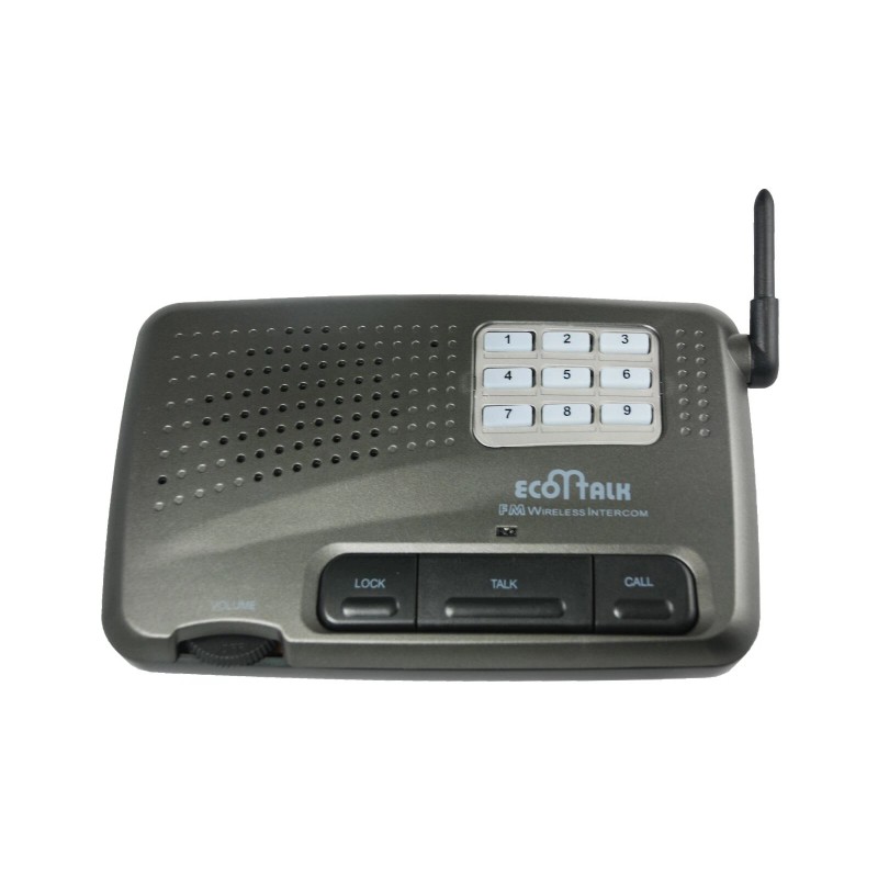 Ecomtalk 3 Station 10 Channel Home Office Wireless FM Voice