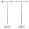 2Pcs T-Sign Adjustable Posters Banner Stand, Aluminum Alloy Display Banner