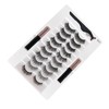 20pcs Magnetic 3D False Eyelashes Reusable Fluffy Magnetic Artficial Lashes