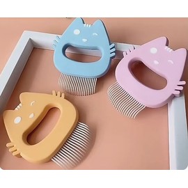 TopMed ETS Soft Deshedding Brush Proven Grooming Tools For Dogs Cats and Other Animals Removal Massaging Shell Comb Grooming and Shedding Matted Fur Remover (PURPLE)