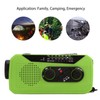 Emergency Radio Hand Power Generation Solar Radio with LED Flashlight