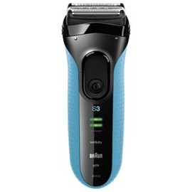 Braun Series 3 Men's Shaver 3040s 3 Specialised Shaving Elements, Wet/Dry