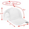 Falari Trucker Hat Baseball Cap Structured Plain Design 6 Panel,