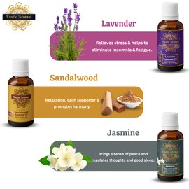 Precious Aromas Essential Oil - lavender Oil, Rose Oil,Mandarin Oil, Lemongrass Oil (Pack of 4)