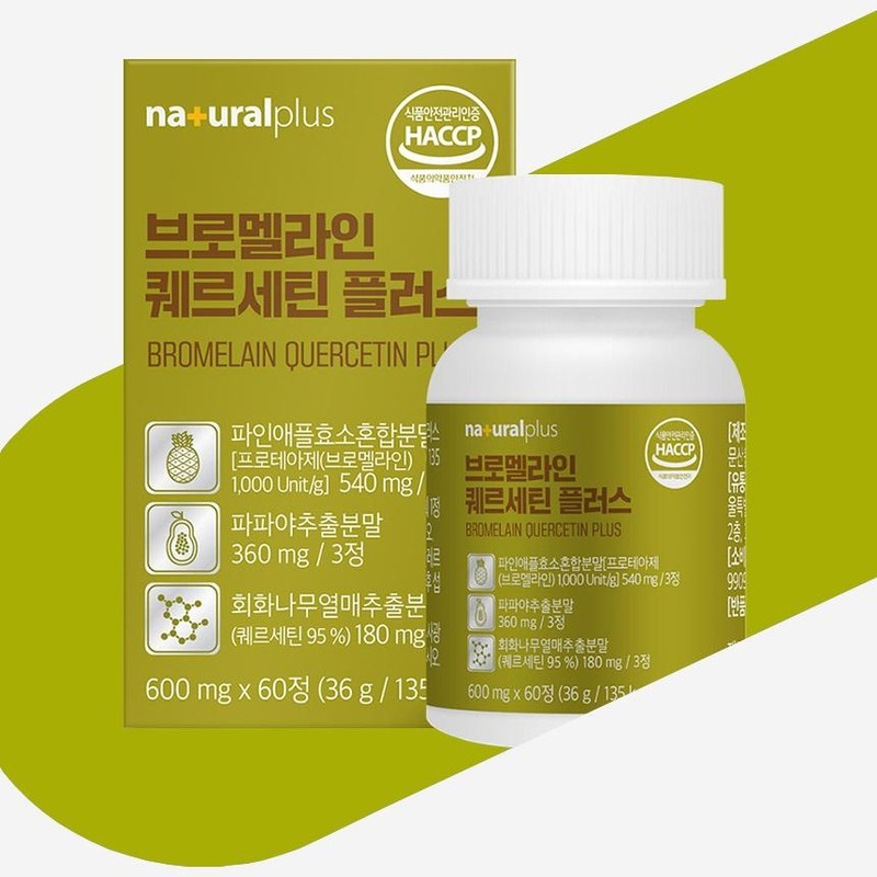 Bromelain High-Content Bromelain Quercetin Bromelain 60 Tablets / 브로멜라인 고함량브로멜라인
