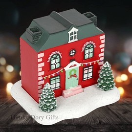 Incense Cone Burner | Christmas House | H13cm X W13cm X D12cm | Pack of 1