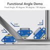 4PCS Magnetic Welding Positioner Ferrite 28lb 90 Degree Multi Angle