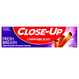 Close-Up Fluoride Toothpaste, Freshening Red Gel 4 oz (Pack of 4)