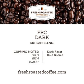 Fresh Roasted Coffee, FRC Dark Roast Blend, Kosher, Pre-Ground Fractional Packs, 2.25 Ounce, 96 Count