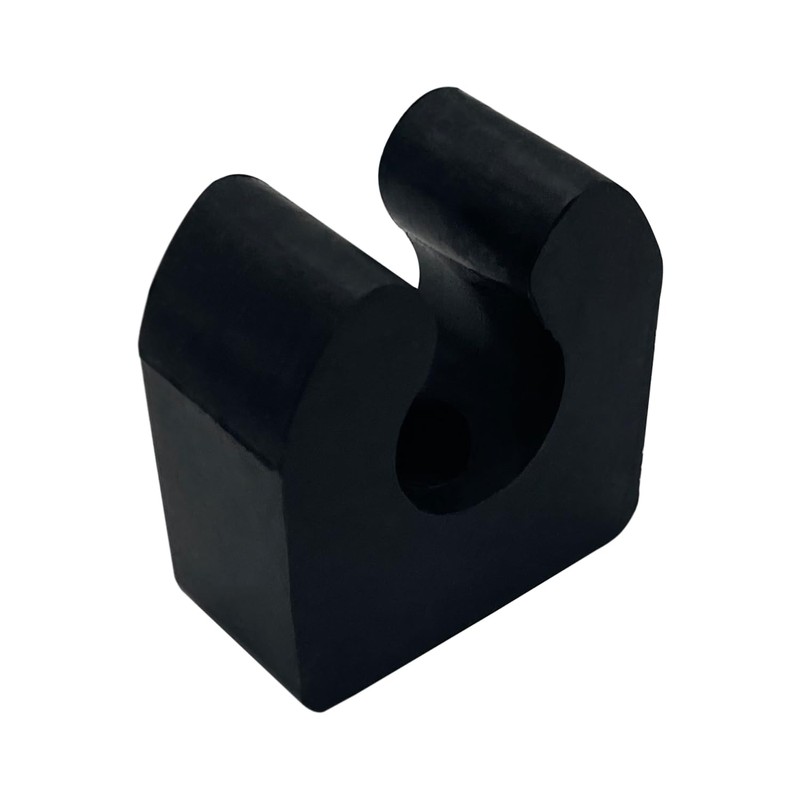 Fudatong 2 PCS Deer Bumper Guard Mounting Bracket Rubber Clamp/Holder