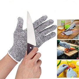 Safety gloves, cut-proof gloves, work gloves, cut protection gloves, cut protection gloves, cut resistance level 5, 1 pair