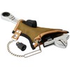 Proferred T10001 Mining Adjustable Wrench with Hammer, Chrome Finish, 12"