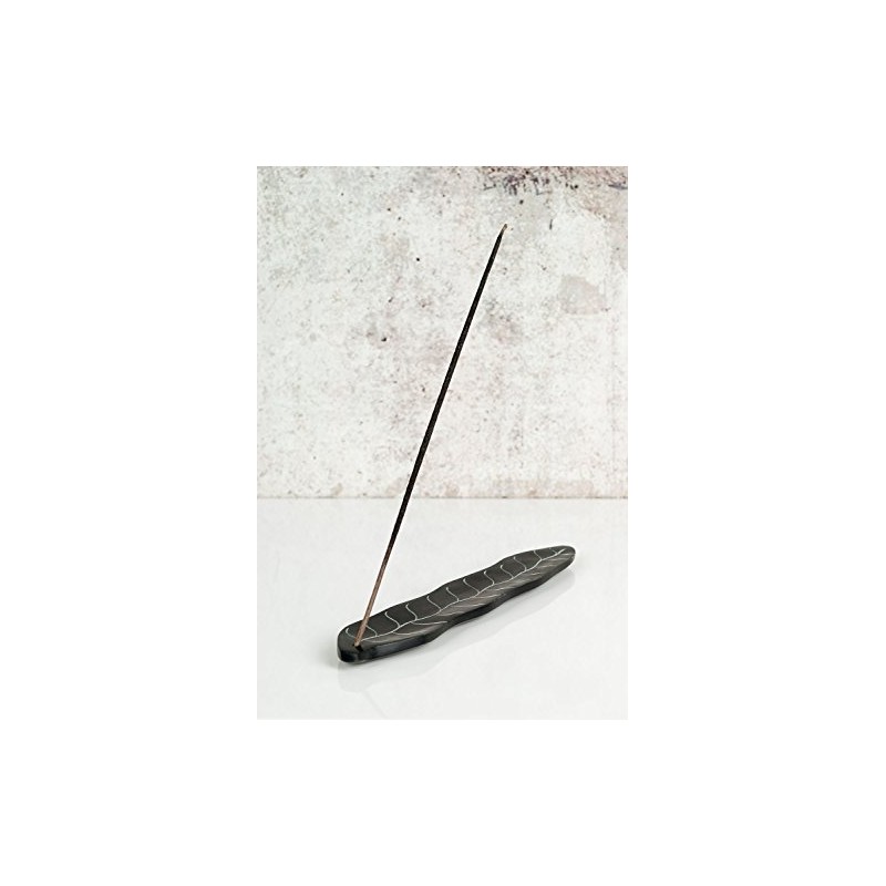 pajoma Incense Stick Holder "Leaf" Made of Soapstone, L 21