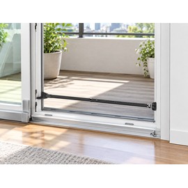 Door Security Bar, Patio Door Lock, 44-55 Inch Adjustable