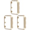 Gatuida 3pcs Square Diamond Aluminium Alloy Protective Case for Watch