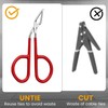 Quhoxdye 2 Pcs Cable Zip Tie Remover Opener Release Tool,